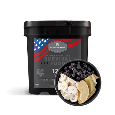120 Serving Freeze Dried Fruit Bucket  Wise Company