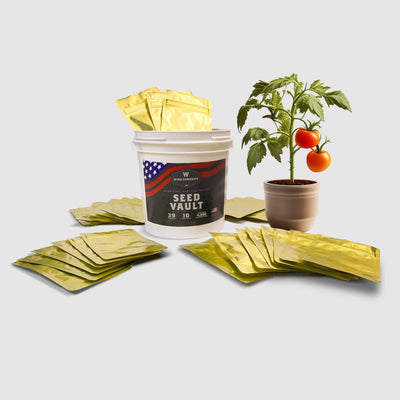 Wise Food Storage Heirloom Seed Vault - 2 Bucket Bundle  Wise Company Emergency Food