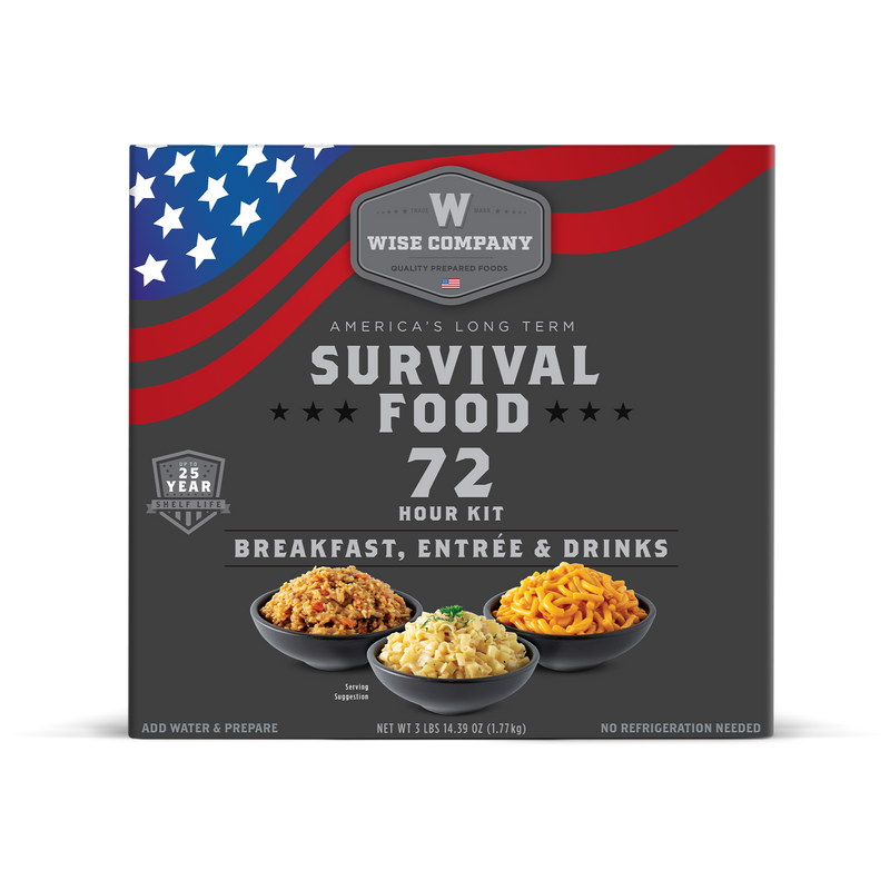 72 Hour Emergency Food Kit  Wise Company Emergency Food