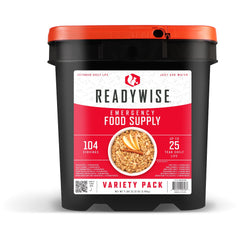 104 Serving Emergency Food Bucket + FREE 84 Serving Kit