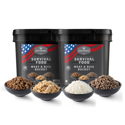 Wise Freeze-Dried Meat & Rice Bundle – 2 Bucket Set