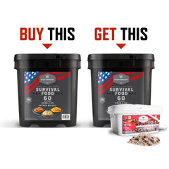 Buy 1 Get 1 Free on 60-Serving Entrée Buckets + Free WiseFire