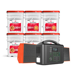 Buy a Generator & Solar Panel Bundle and Get a FREE 90 Day Food Supply