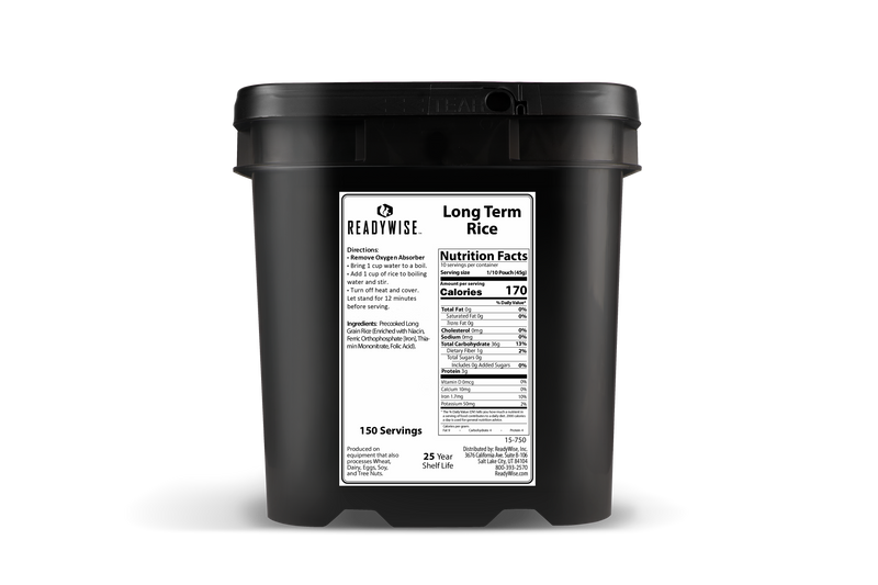 Long-Term Rice Bucket
