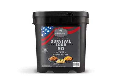 60 Serving Entree Bucket  Wise Company Emergency Food   