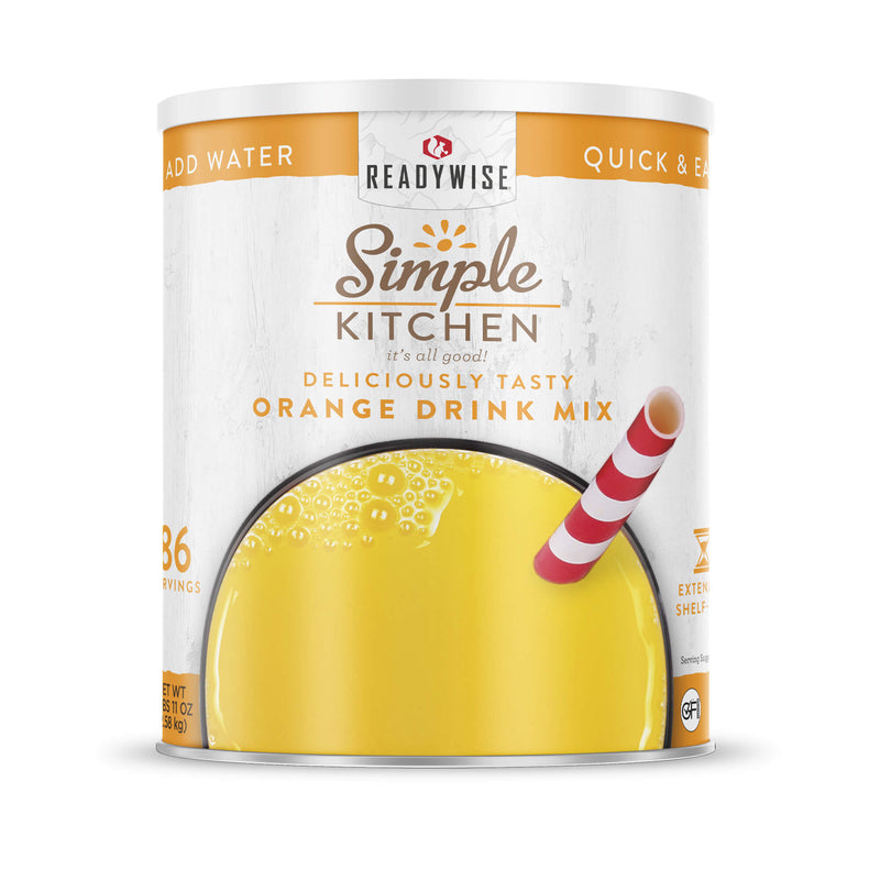 Orange Drink Mix - 86 Serving #10 Can  ReadyWise   
