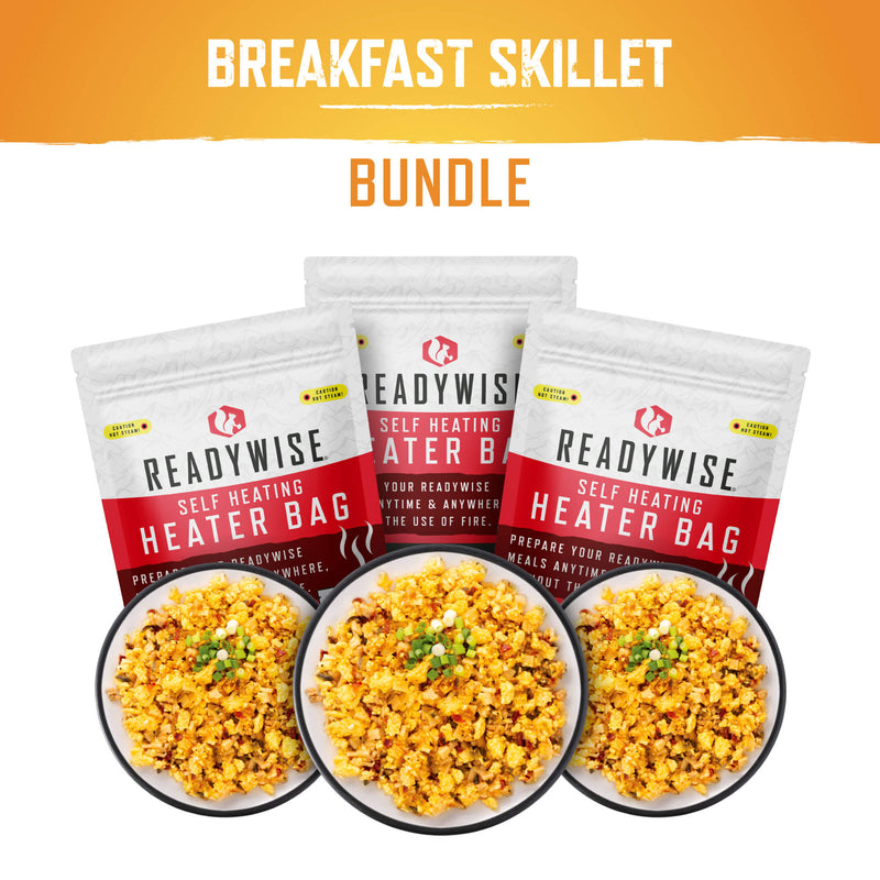 Self Heating Kit - Breakfast Skillet + Snack Bundle