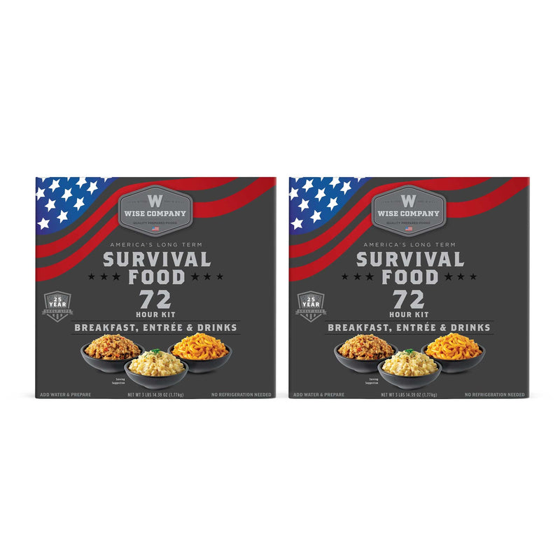 72 Hour Emergency Food Kit - 2 Box Bundle