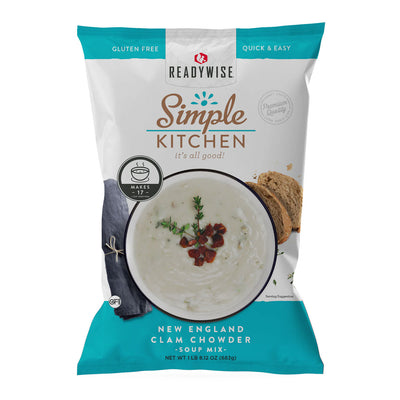 New England Clam Chowder Soup Mix - 17 Servings per Pouch