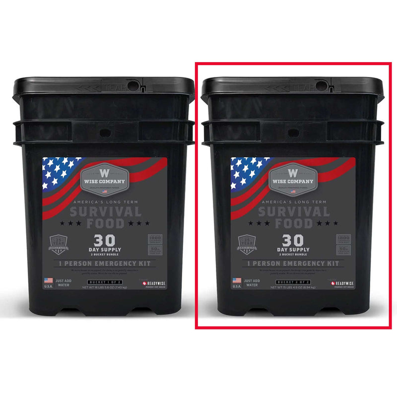 30 Day Prep Check - Bucket 2 (158 servings)
