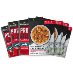 Beef Bulgogi & Kimchi Fried Rice - Signature Edition Pro Adventure Meal with the Pacific Crest Trail Association  ReadyWise 6 Count Case Pack  