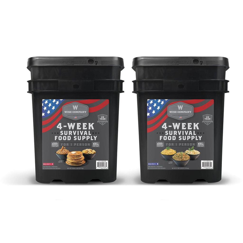 4-week Patriot Supply emergency food kit with meals