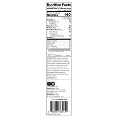 Potato chowder nutrition facts and ingredients label, showing calories, serving size, and allergens.