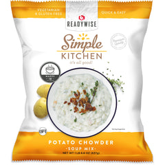 Potato Chowder Soup Mix - 18 Servings per Pouch  ReadyWise Single Pouch  